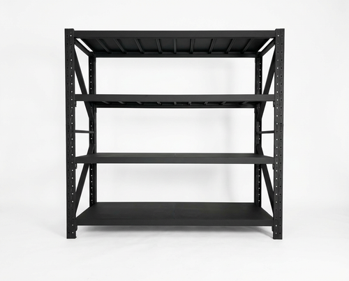 2.4m Medium Duty Steel Shelving Unit (Black)